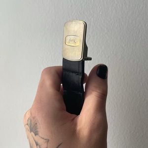YSL Vintage Belt Black -